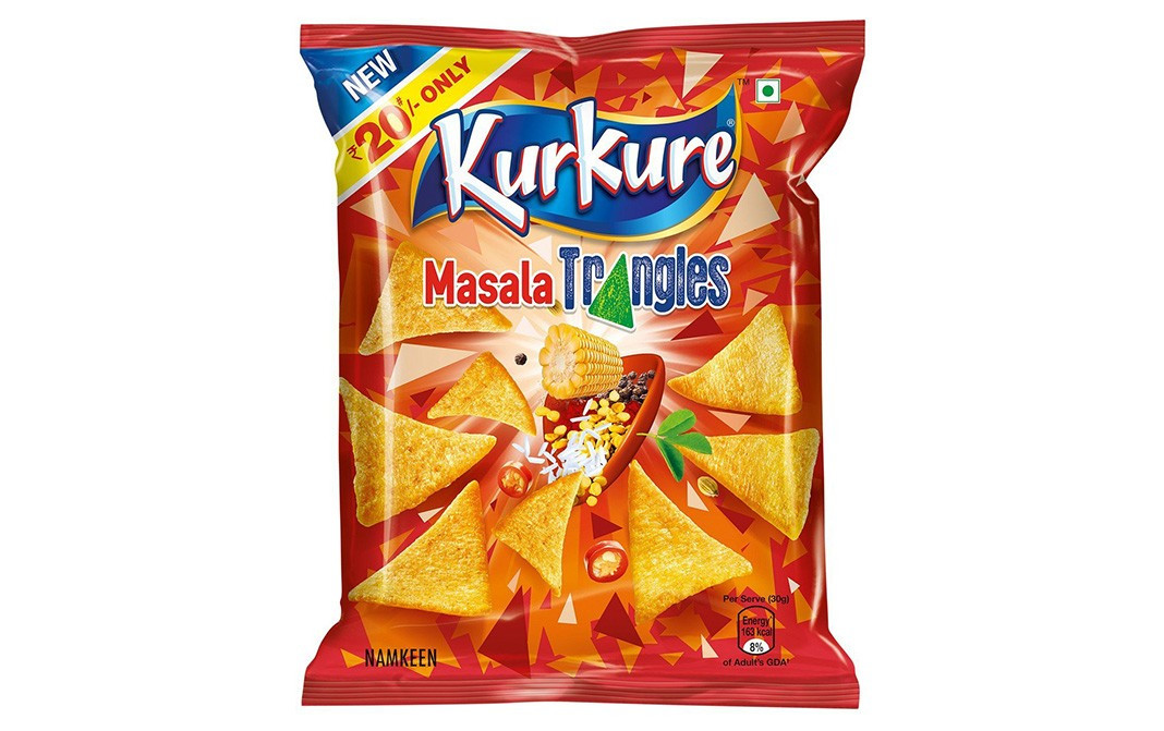 Kurkure Masala Trangles    Pack  90 grams